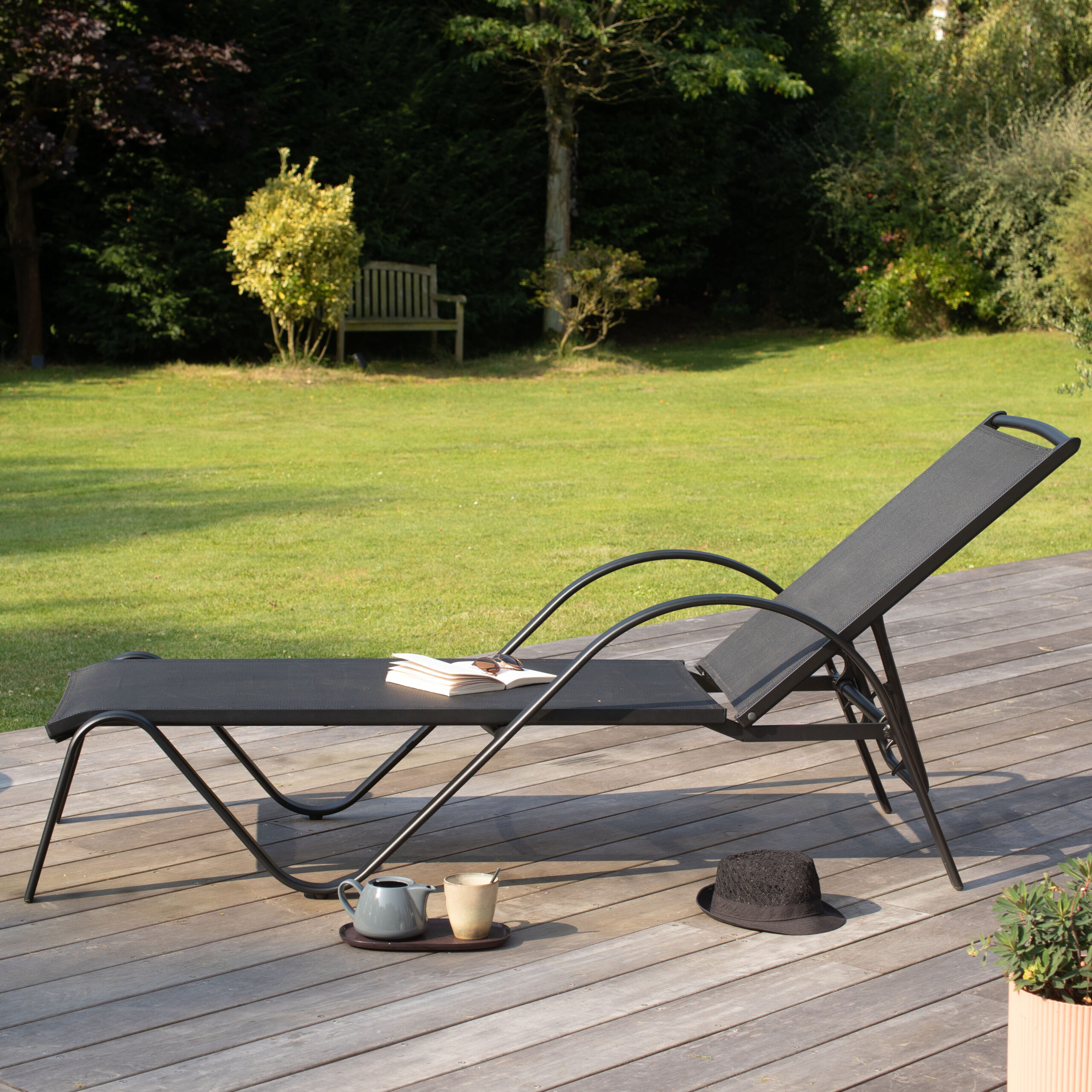 Bain de soleil SUNSET noir 601028 Bain de soleil qui ne rouille pas noir