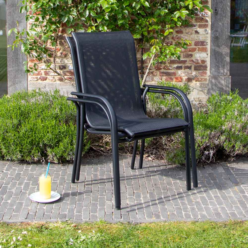 fauteuil de jardin empilable