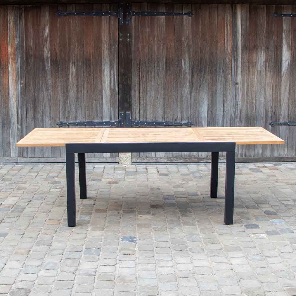 603052 Table Baliteck table de jardin alu et bois