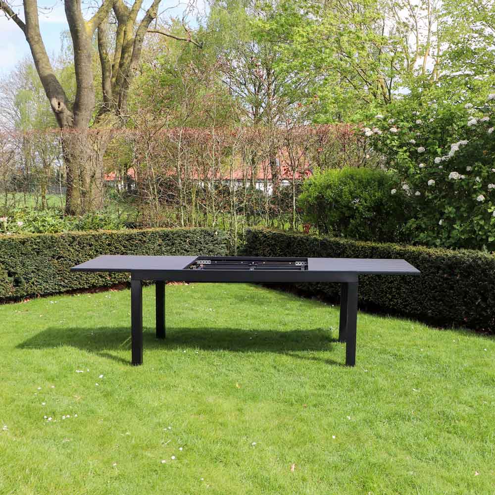 603930 Table HPL table de jardin rallonge