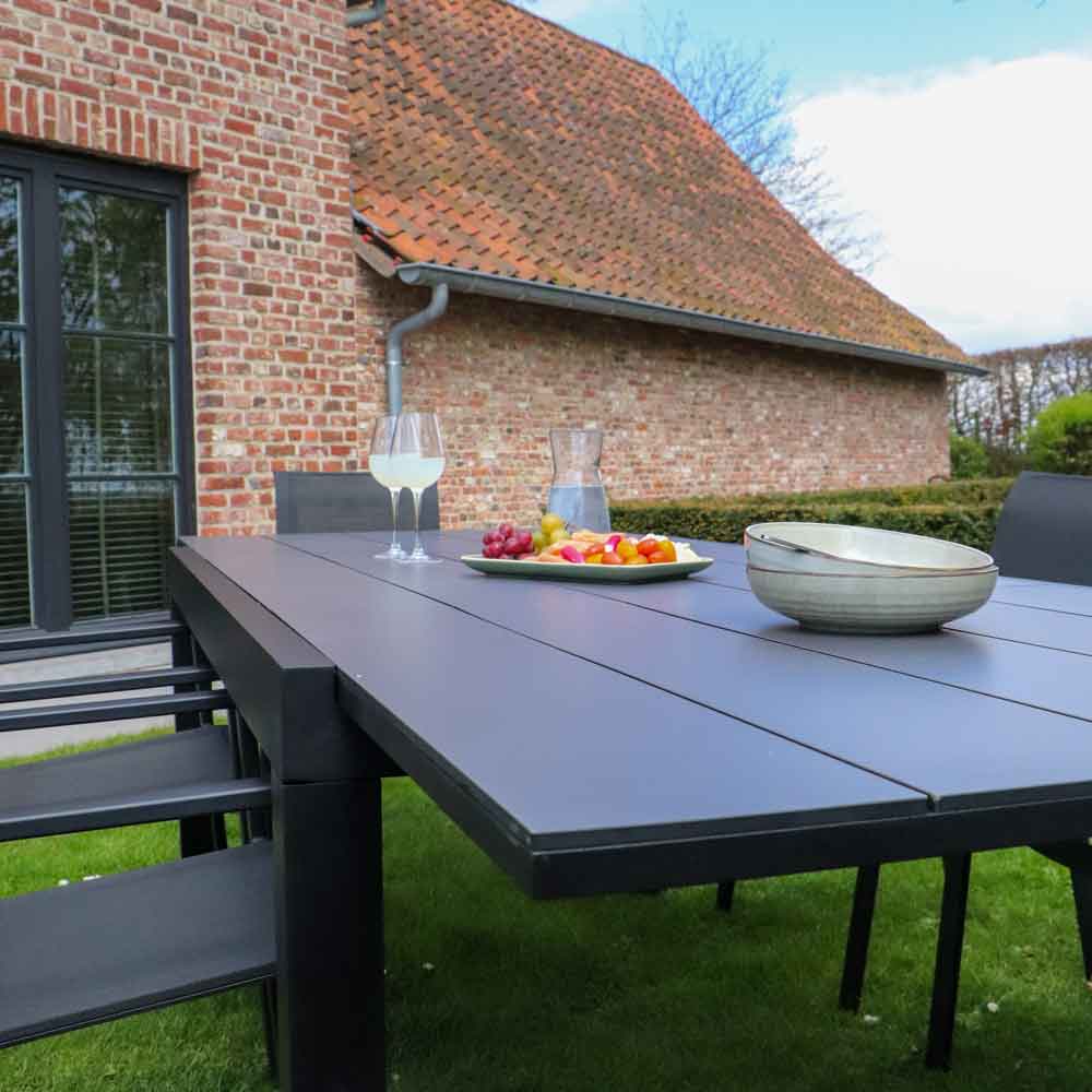 603890 Ensemble HPL salon de jardin tendance