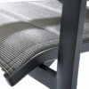 Fauteuil Modulo Gris Anthracite Mobilier Alu Wilsa Garden