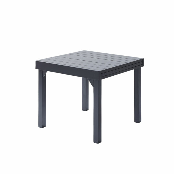 Table Modulo Full Alu Gris Anthracite T4/8 Mobilier Alu Wilsa Garden