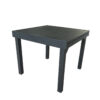 Table Modulo Full Alu Gris Anthracite T4/8 Mobilier Alu Wilsa Garden