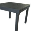 Table Modulo Full Alu Gris Anthracite T4/8 Mobilier Alu Wilsa Garden