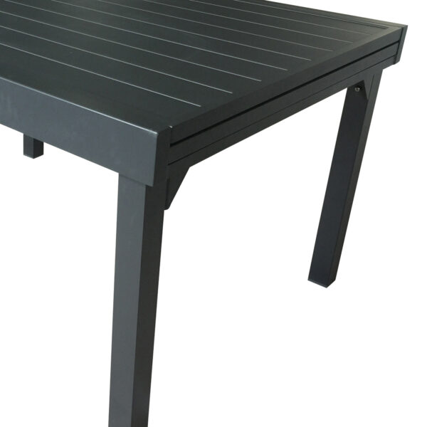 Table Modulo Full Alu Gris Anthracite T6/10 Mobilier Alu Wilsa Garden