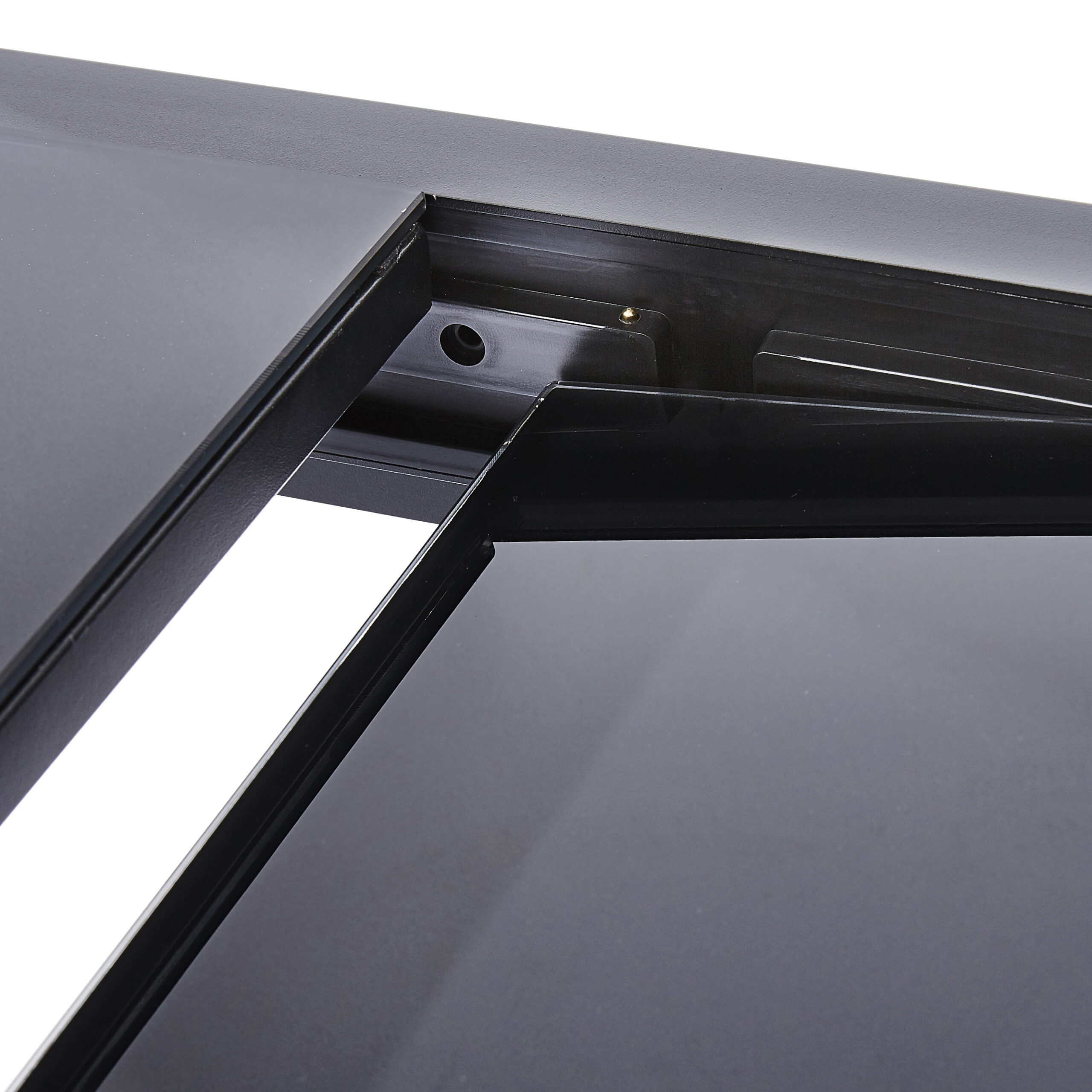 602630 MODULO Table de jardin extensible en aluminium noir modulo wilsa garden