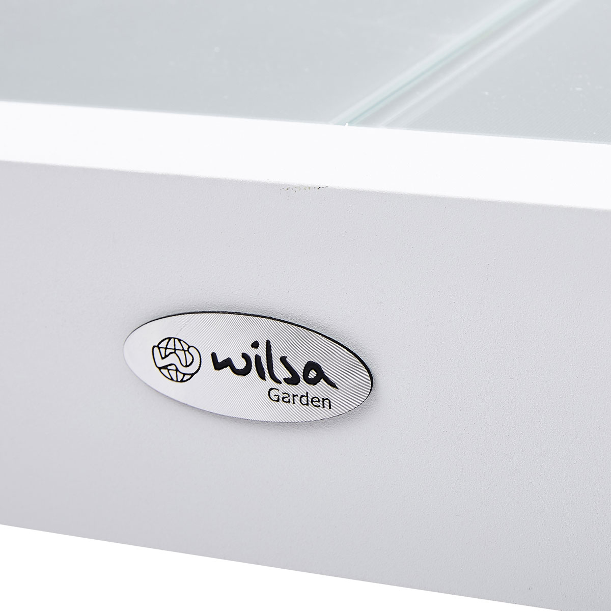 603090 Table White Star 8/12 Mobilier de Jardin Alu Wilsa Garden Table White Star 8/12 Mobilier de Jardin Alu Wilsa Garden