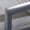 Fauteuil Modulo Gris Anthracite Mobilier Alu Wilsa Garden