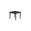 Table modulo verre noir 4/8 Mobilier Alu Wilsa Garden