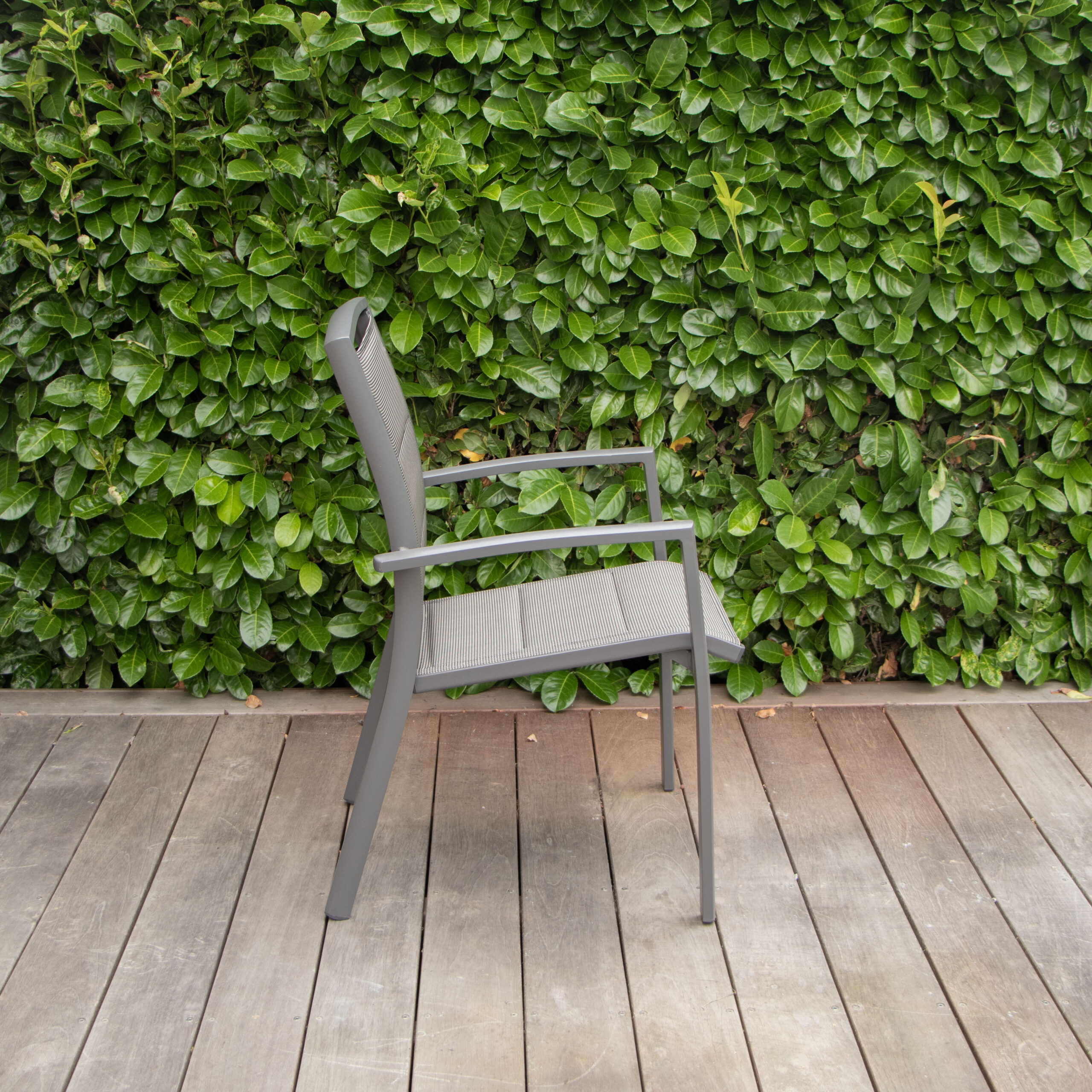 Fauteuil Modulo gris 600020 Fauteuil aluminium gris