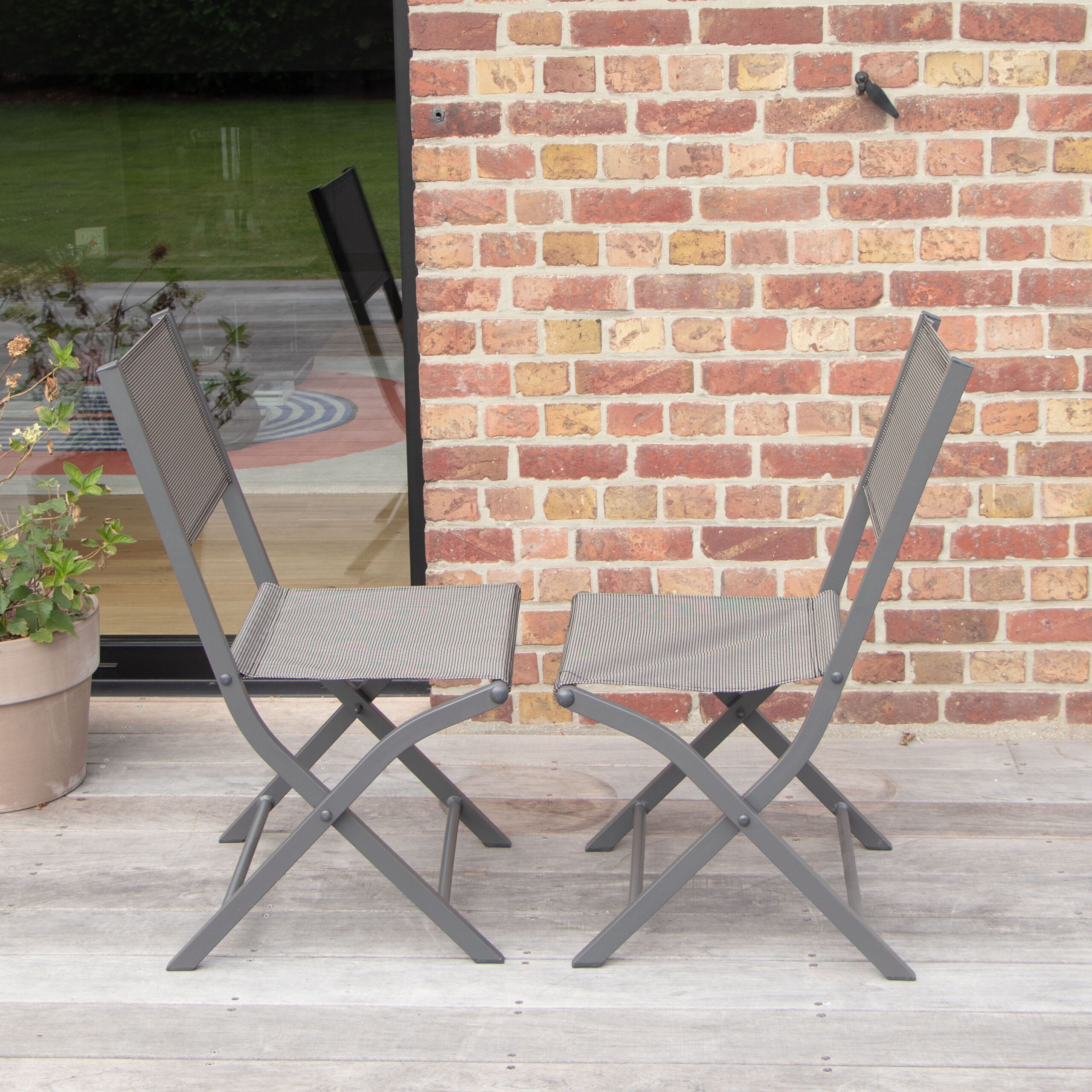 Chaises Modulo 600092 chaise pliante gris