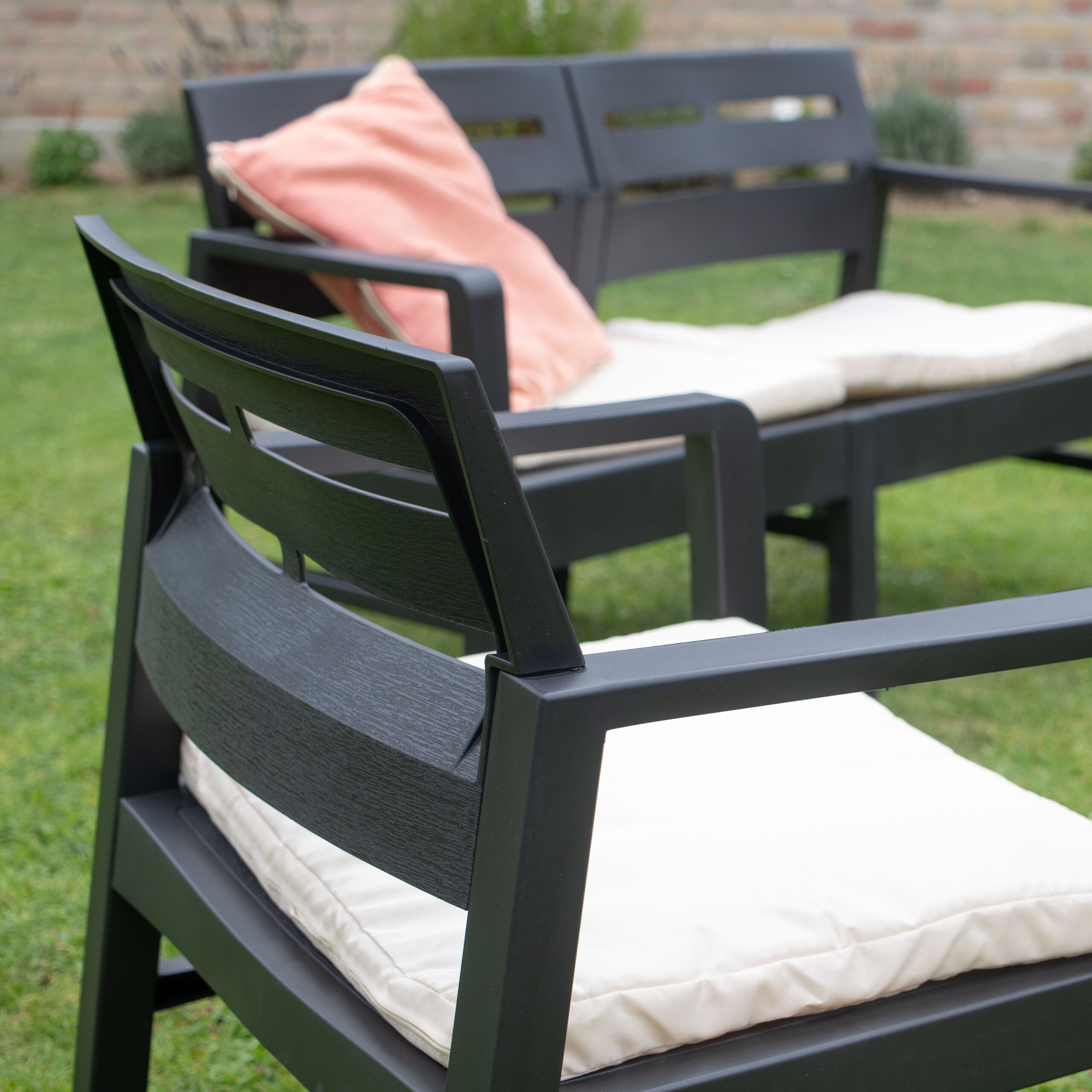 Salon de jardin confortable