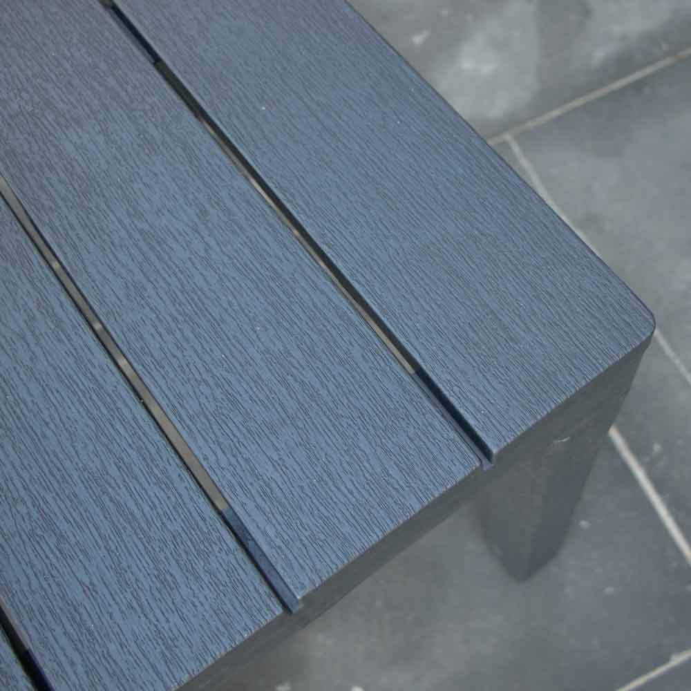 600105-(7) PAPUA petit salon de jardin en résine gris