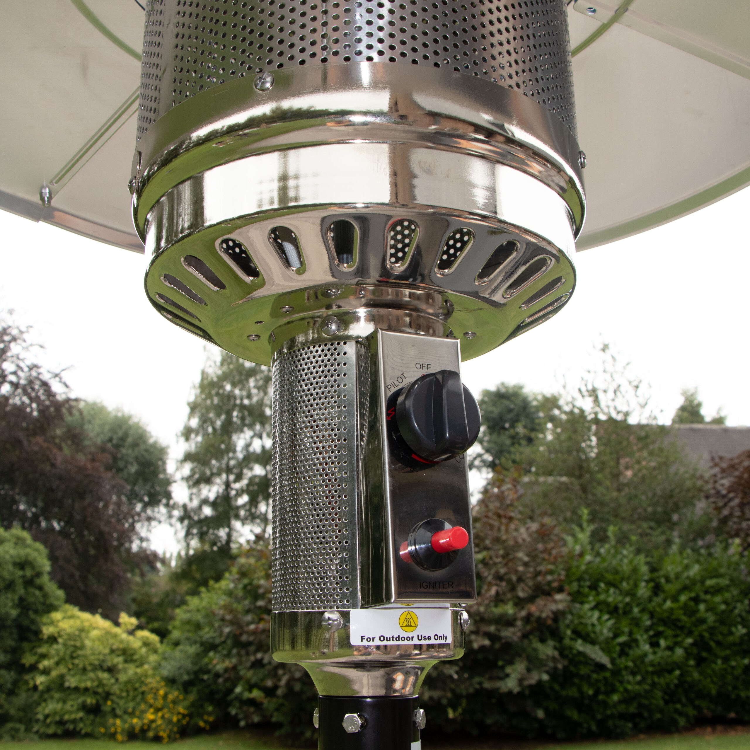 Chauffe-terrasse noir