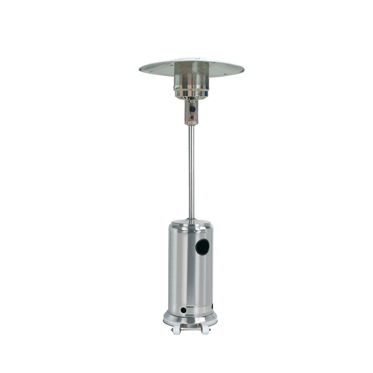 Parasol chauffant au gaz 5000W inox