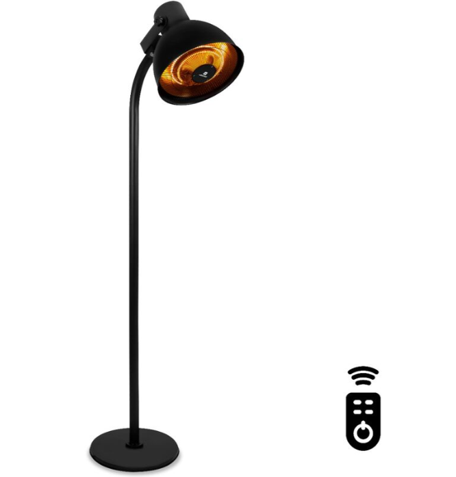 600114 Chauffe-terrasse électrique LUMINA Chauffe-terrasse électrique téélcommandé