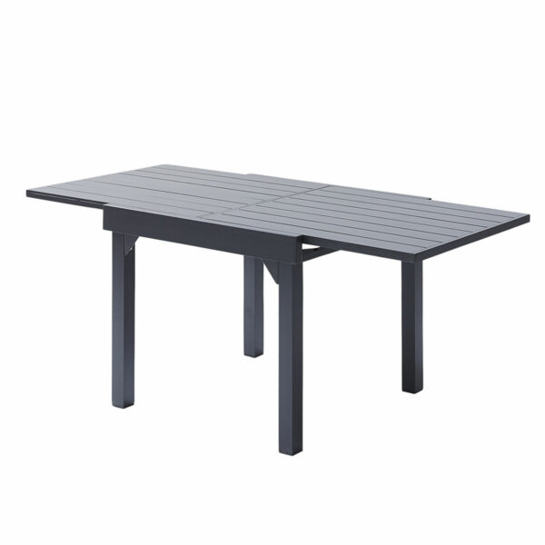 Table Modulo Full Alu Gris Anthracite T4/8 Mobilier Alu Wilsa Garden