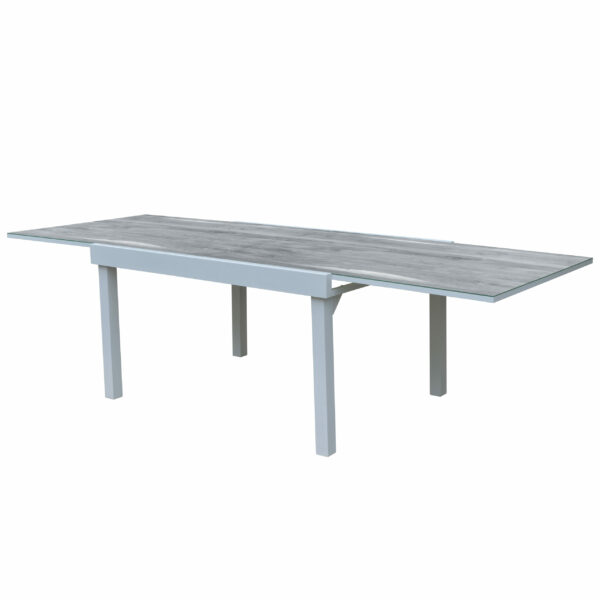 Table Modulo Verre Décor Bois 6/10 Mobilier de Jardin Alu Wilsa Garden