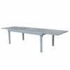 Table Modulo Verre Décor Bois 8/12 Mobilier de Jardin Alu Wilsa Garden