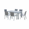 Ensemble Tulum 6/10 places Mobilier de Jardin alu Wilsa Garden