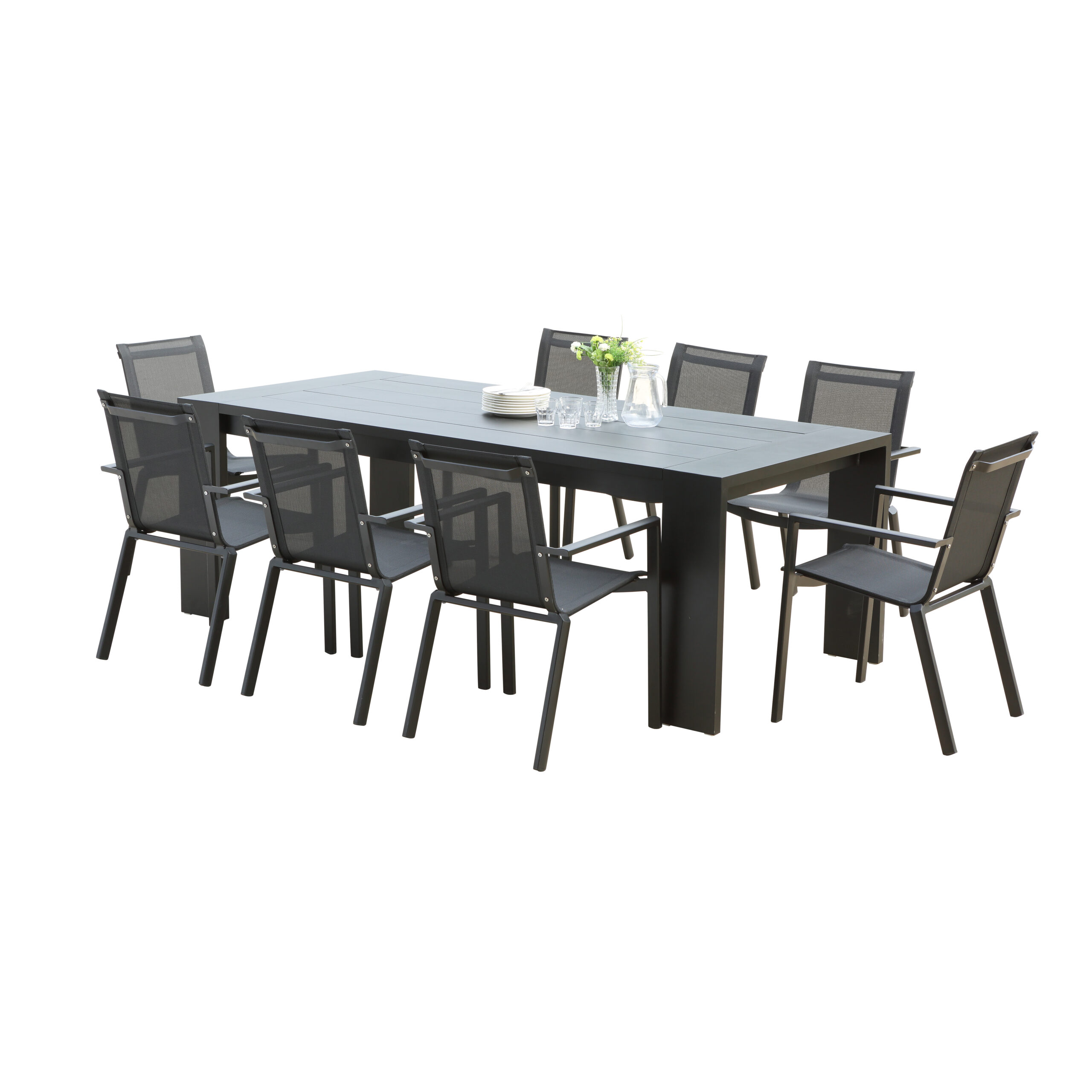 Ensemble Ibiza 6/8 Mobilier de Jardin alu Wilsa Garden Ensemble Ibiza 6/8 Mobilier de Jardin alu Wilsa Garden