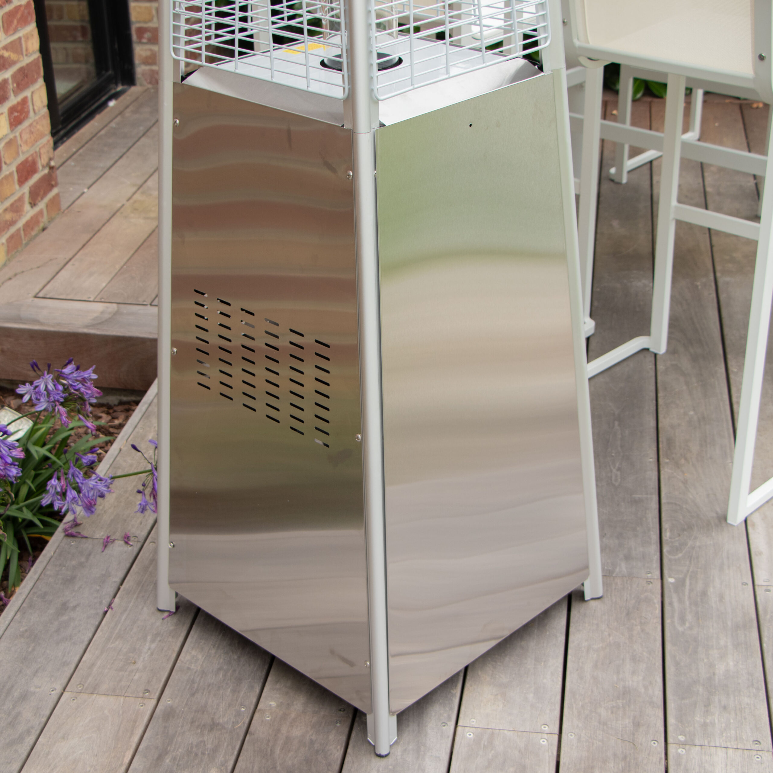 Parasol Chauffant Inox