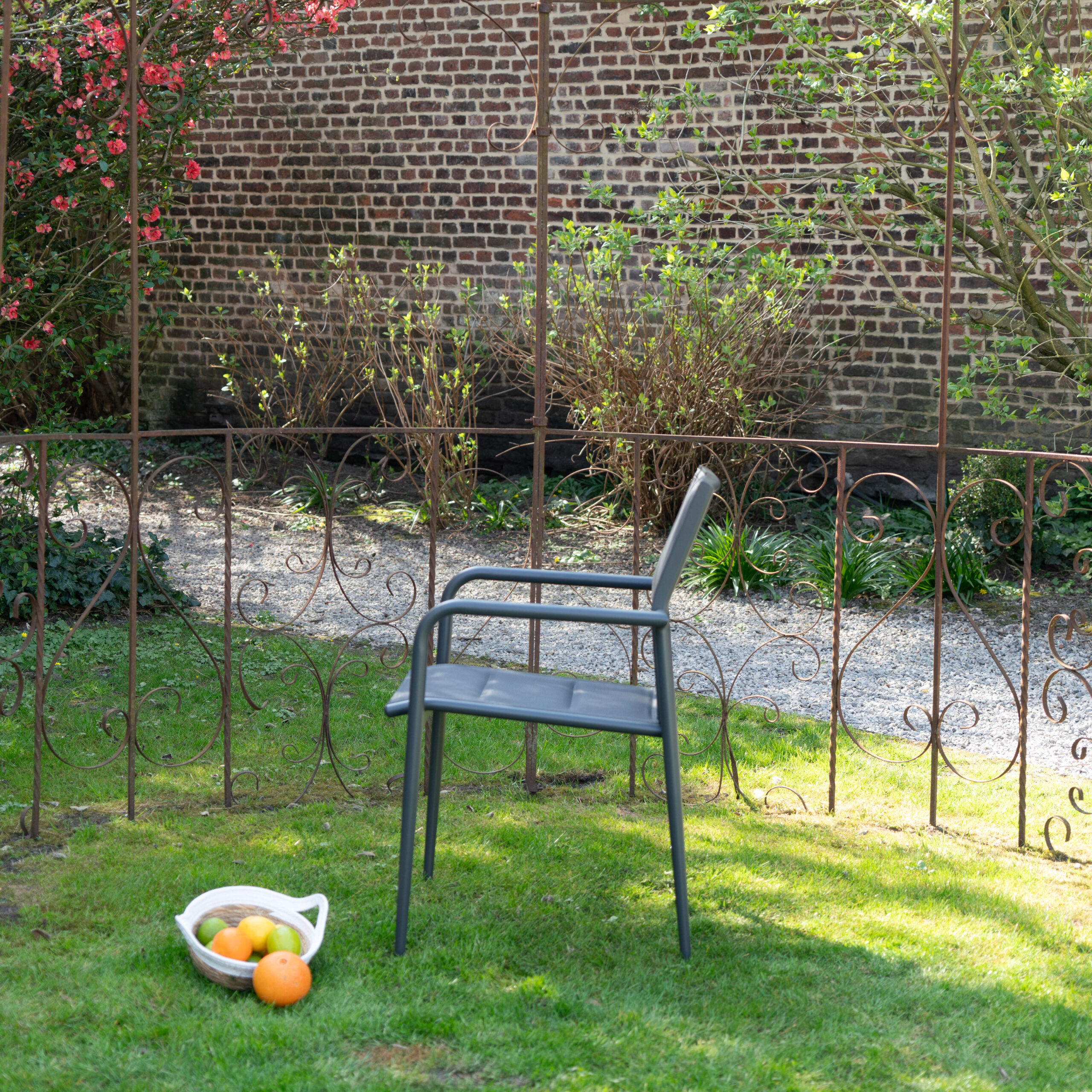 600810_4 MODULO fauteuil de jardin alu et textilène