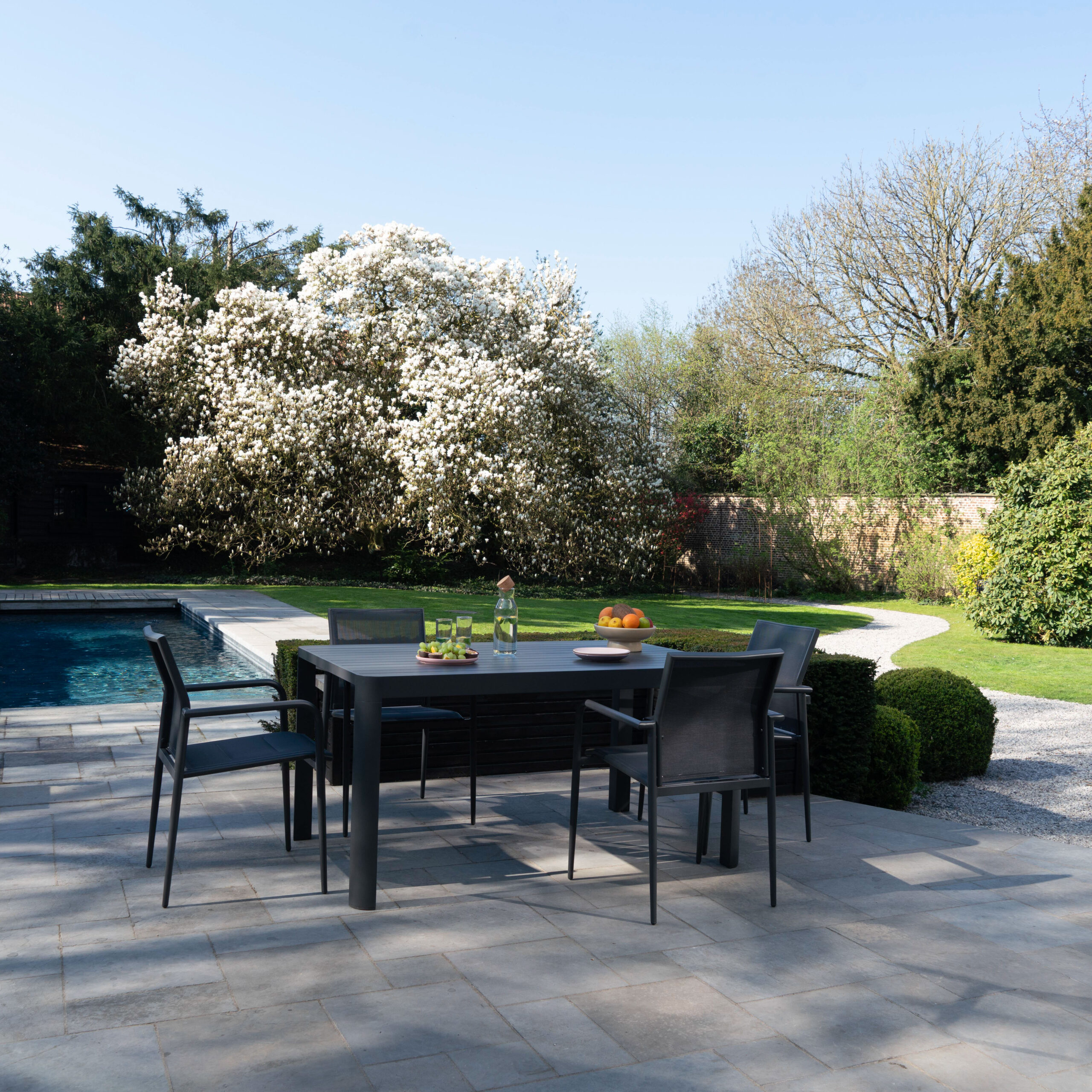 salon de jardin table carrée