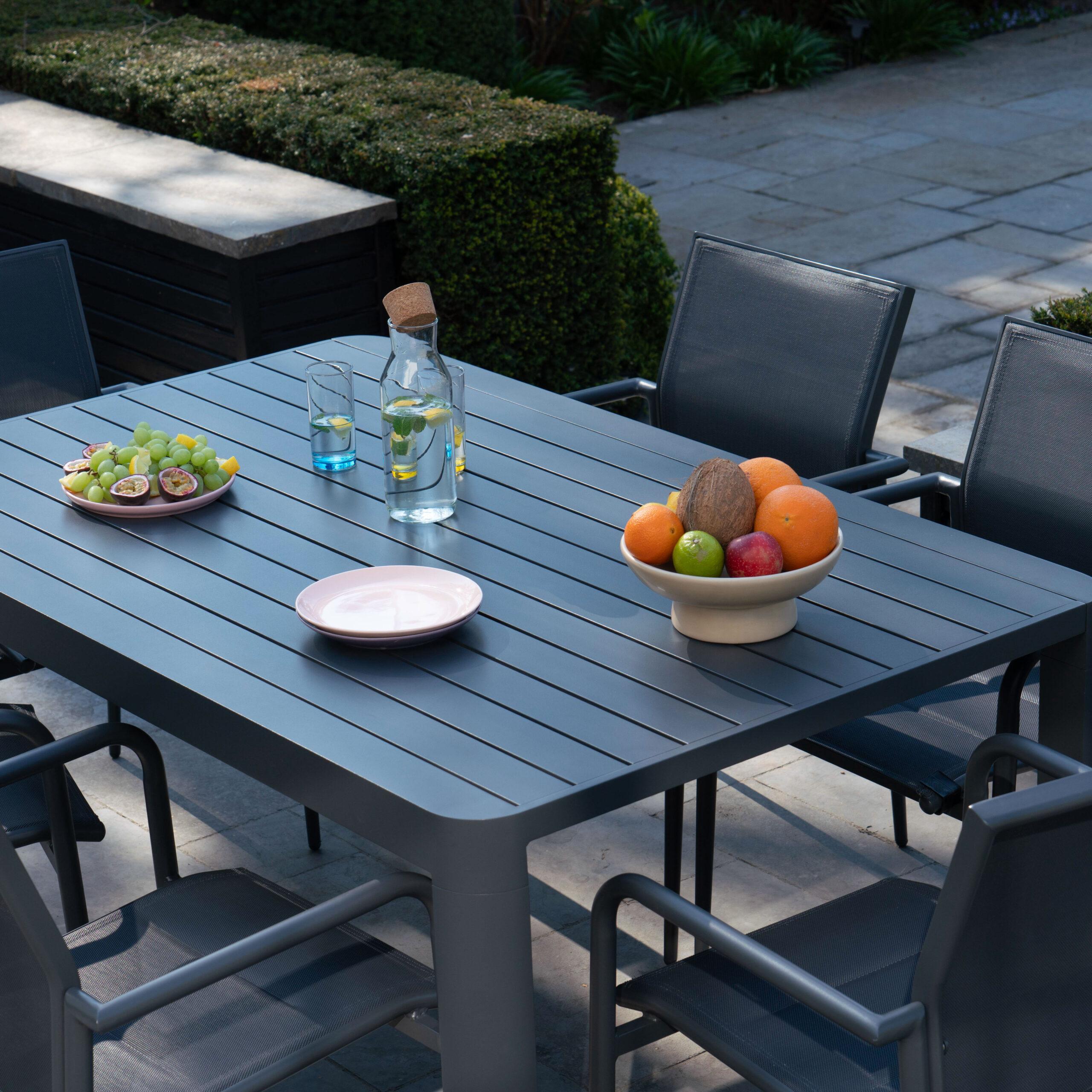 salon de jardin modulable aluminium