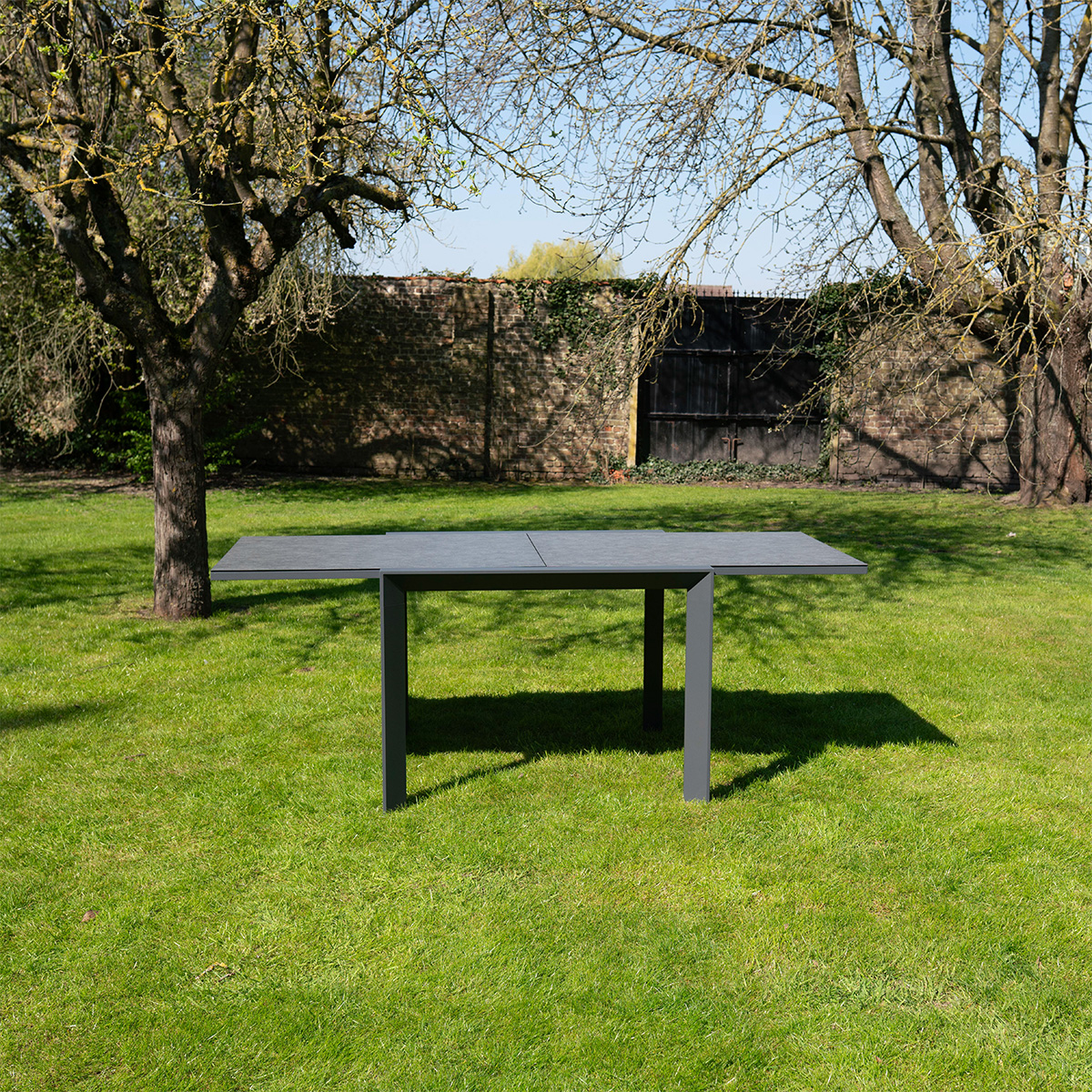 Salon de jardin modulable gris effet pierre MODULO wilsa garden