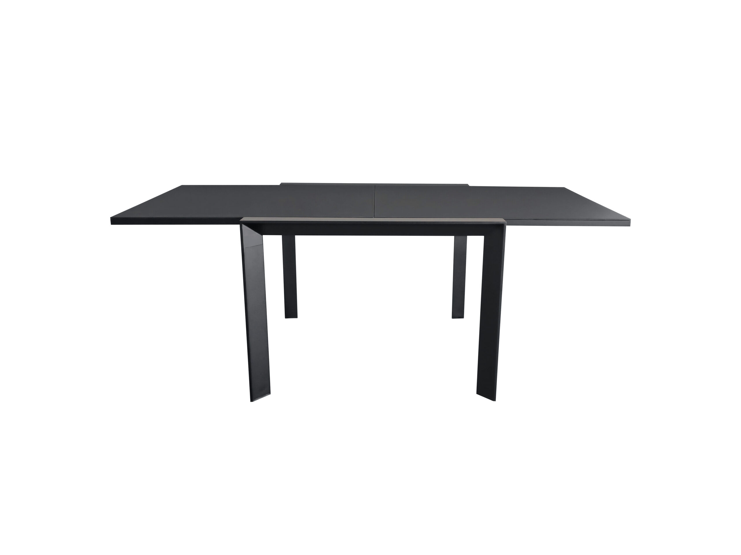 600817_16 MODULO table de jardin extensible alu noir
