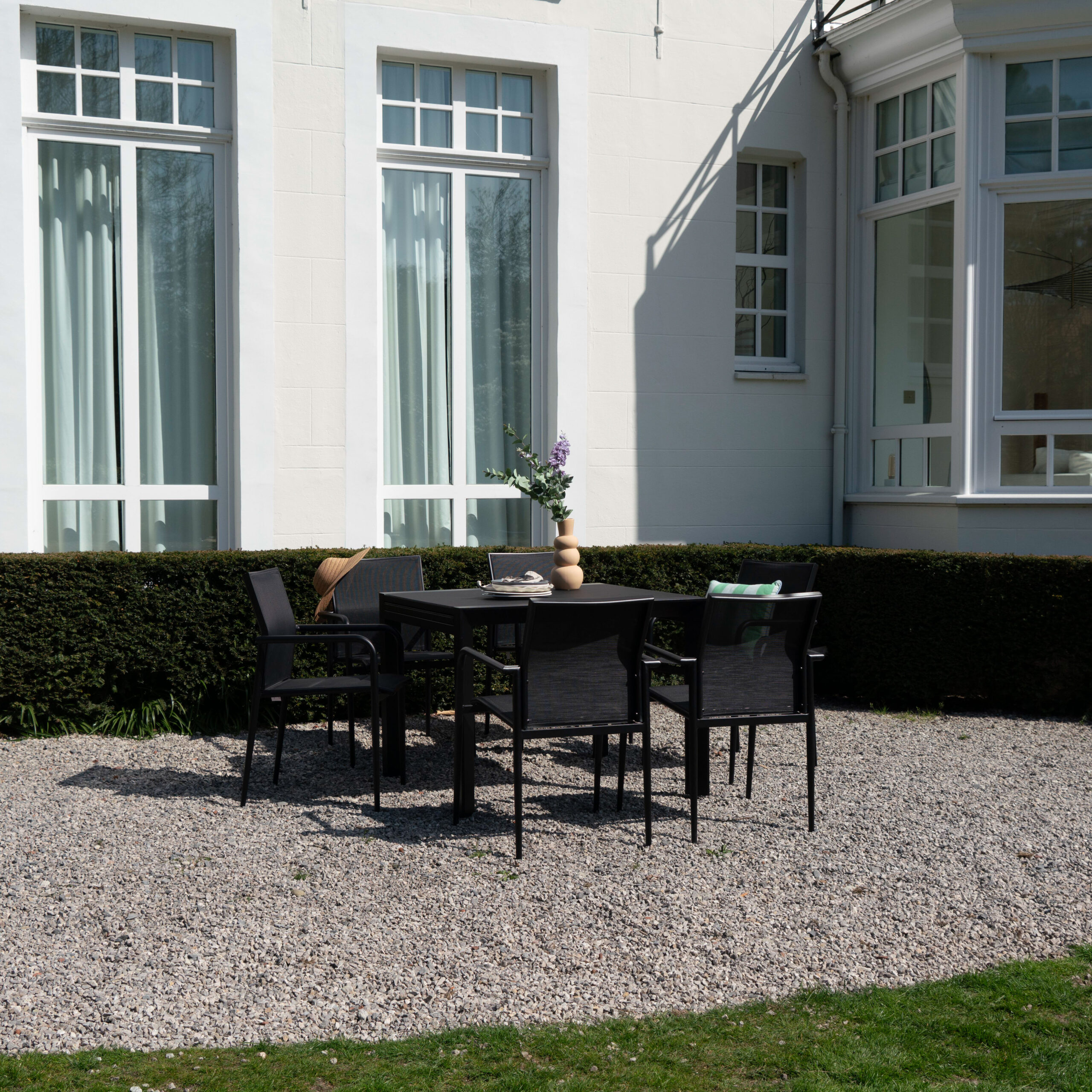 600817_2 MODULO petit salon de jardin aluminium noir