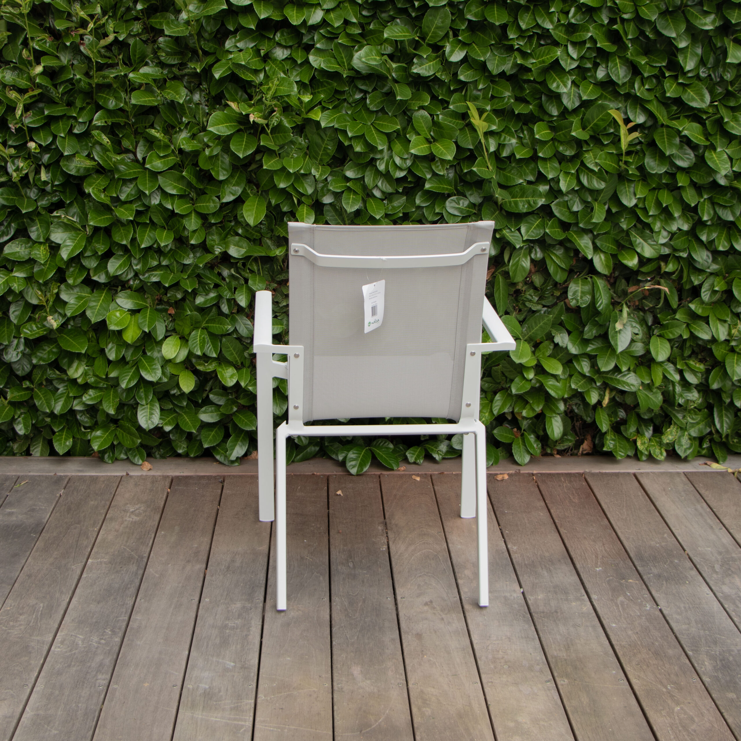 Fauteuil de jardin blanc