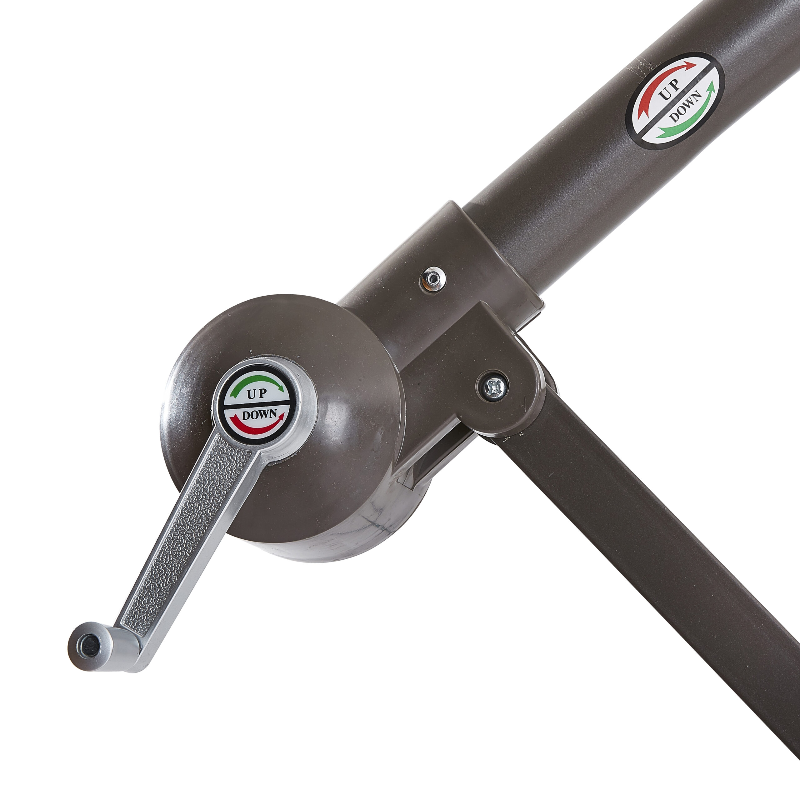 Parasol rond 270 cm en toile Accessoires de Jardin Wilsa Garden Parasol rond 270 cm en toile réglable