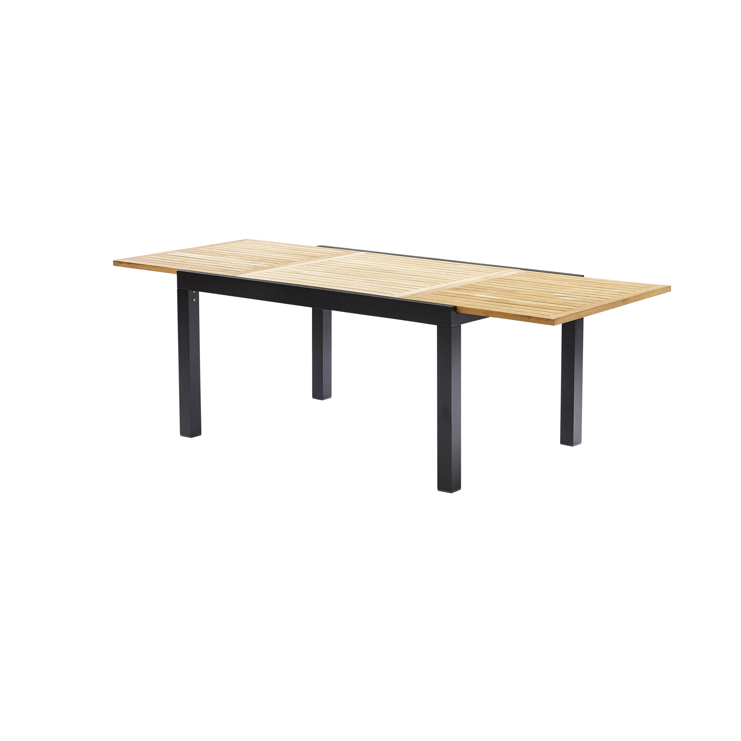 Table Baliteck noir 6/10 Mobilier de Jardin alu Wilsa Garden Table noir 6/10 alu et bois