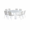 Ensemble White Star 8/12 Mobilier de Jardin Alu Wilsa Garden