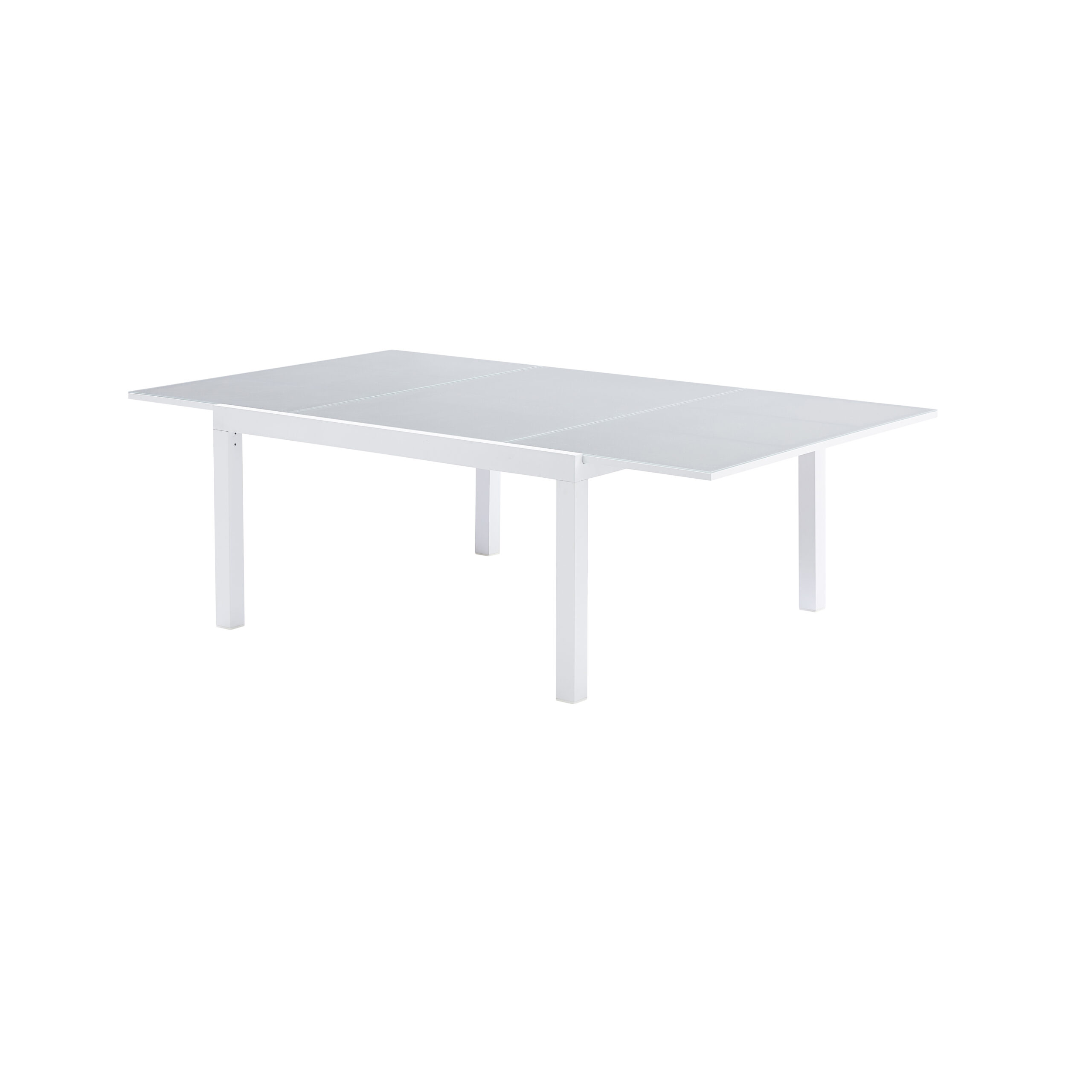 Table White Star 8/12 Mobilier de Jardin Alu Wilsa Garden Table 8/12 Alu blanc