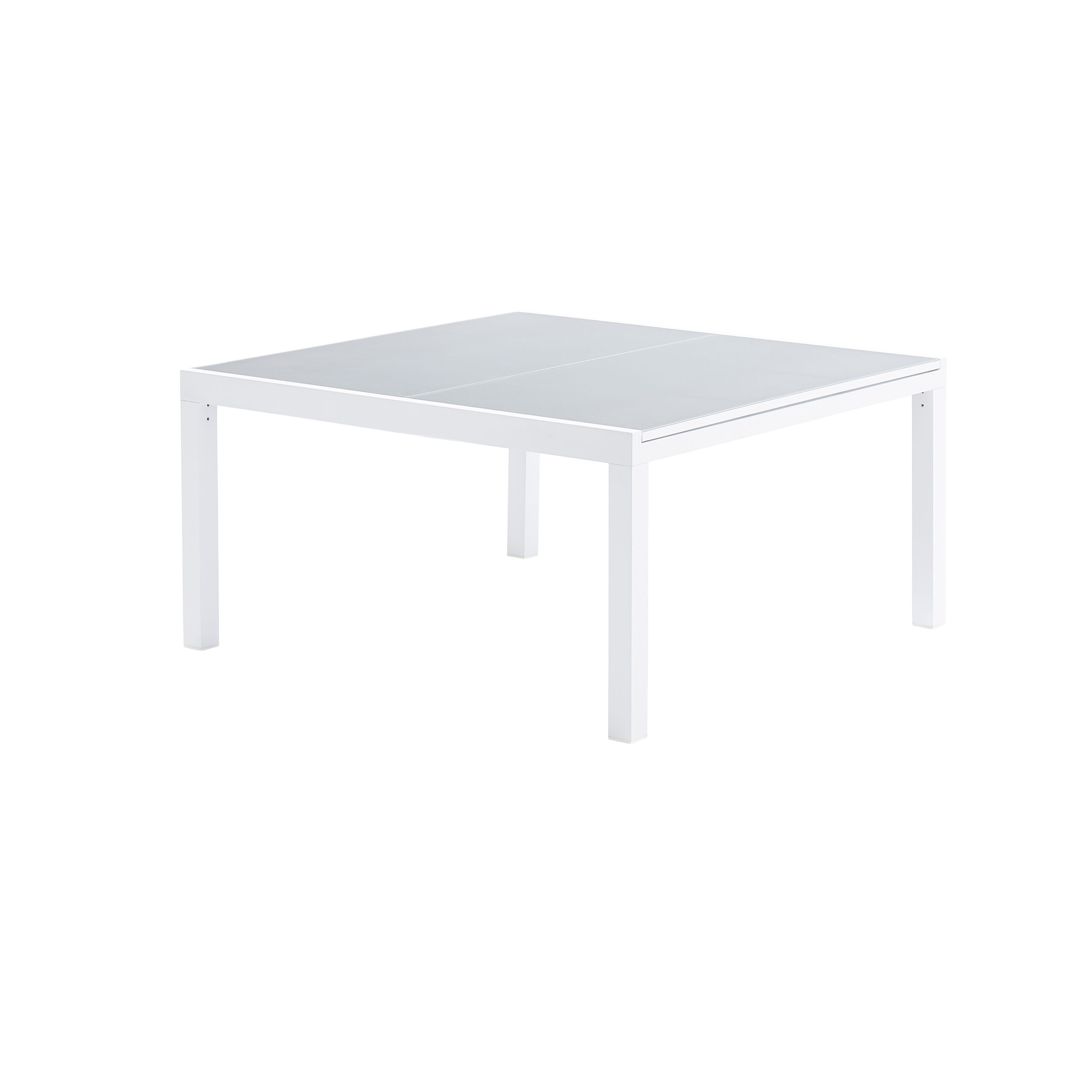 Table White Star 8/12 Mobilier de Jardin Alu Wilsa Garden Table de jardin aluminium 8/12