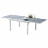 Table Modulo Full Verre Blanc 6/10 Mobilier de Jardin Alu Wilsa Garden