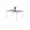 Table Modulo Full Verre Blanc 6/10 Mobilier de Jardin Alu Wilsa Garden