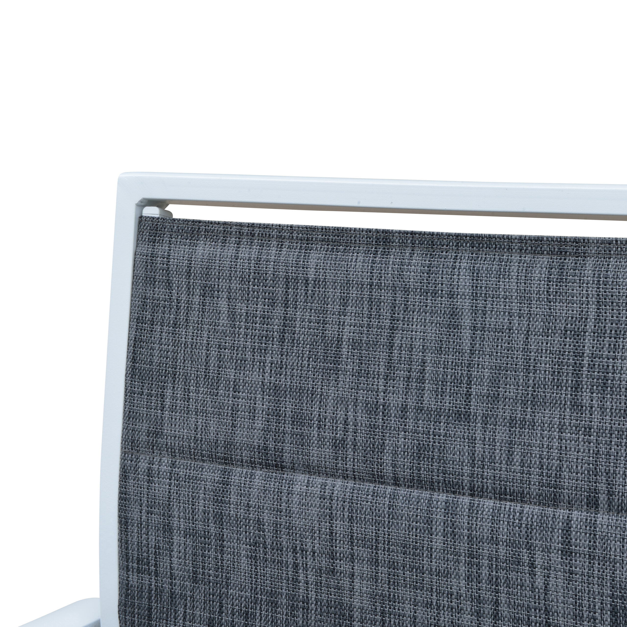 Fauteuil Modulo Gris Chiné Mobilier de Jardin Alu Wilsa Garden fauteuil de jardin gris foncé