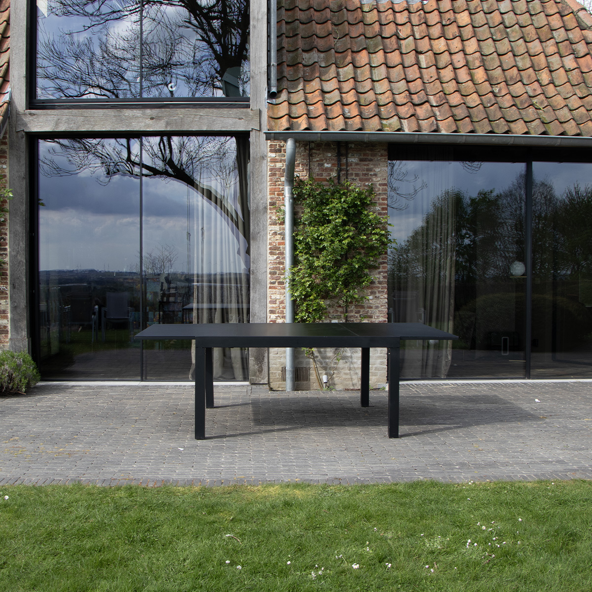 603850 BLACKSTAR table de jardin avec rallonge