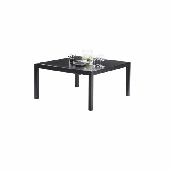 Table Black Star 8/12 Mobilier de Jardin Alu Wilsa Garden