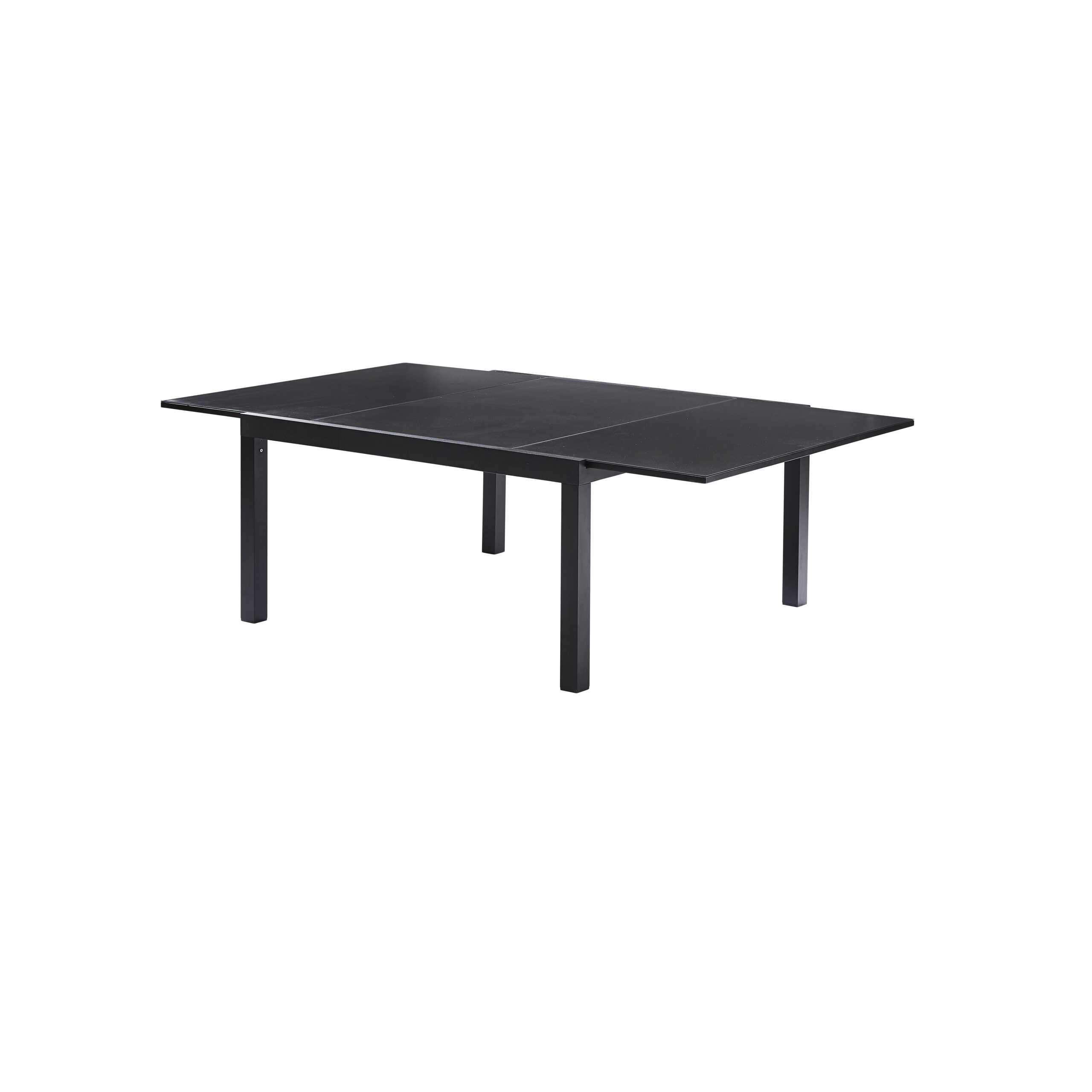 Table Black Star 8/12 Mobilier de Jardin Alu Wilsa Garden Table de jardin 8/12 aluminium noir