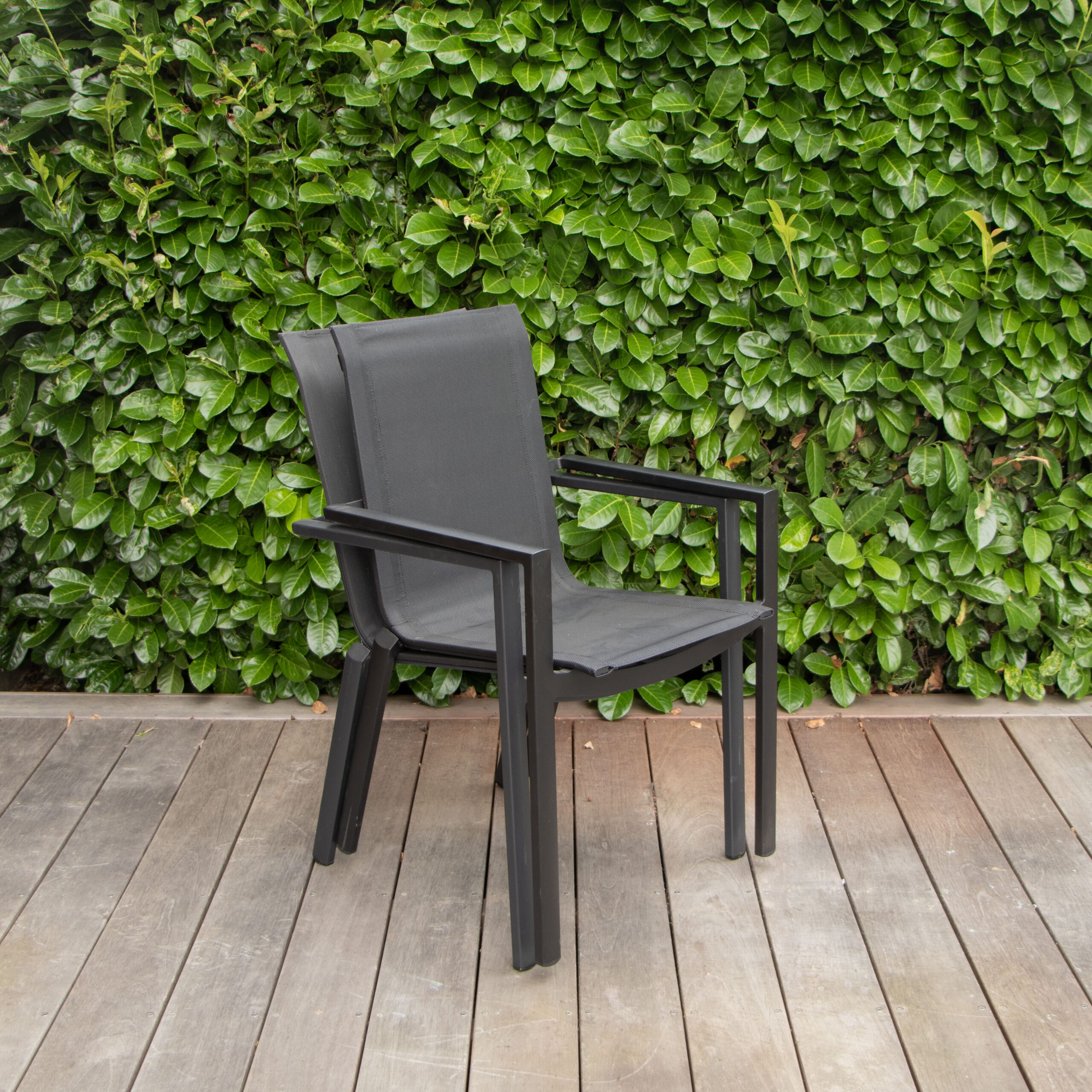 Fauteuils de jardin empilables