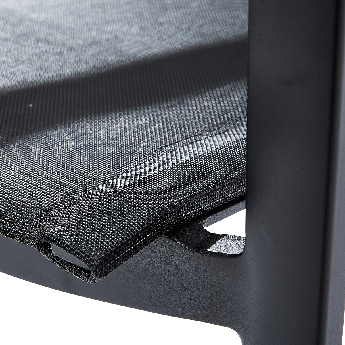 Fauteuil de jardin alu noir