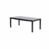 Table HPL 8/12 noir Mobilier de Jardin Alu Wilsa Garden