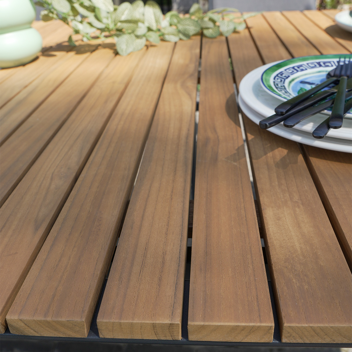 salon de jardin bois et alu