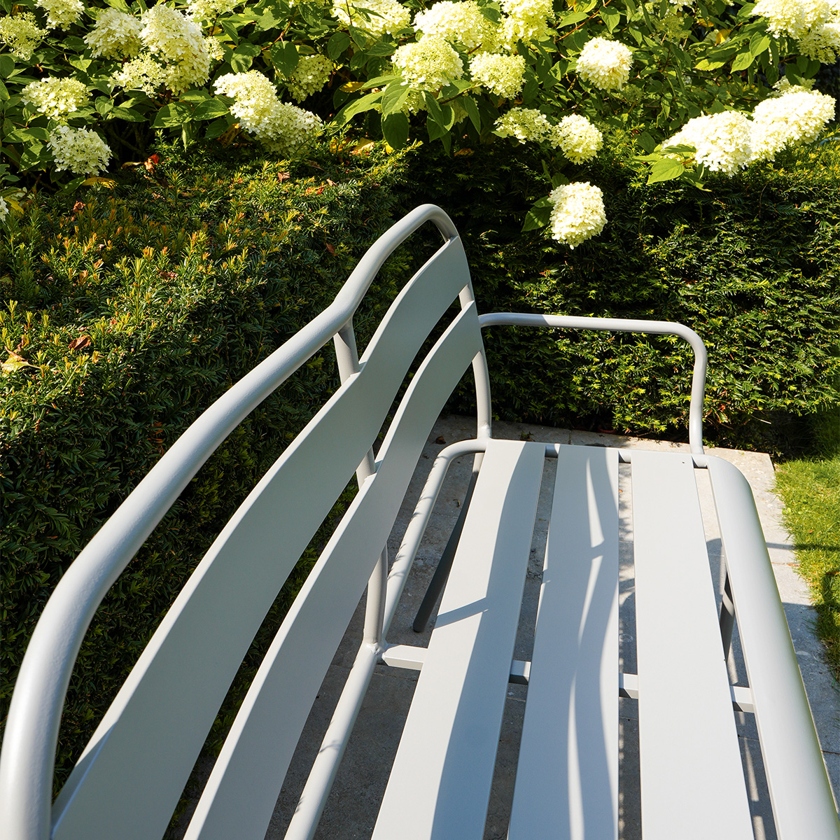 banc de jardin aluminium